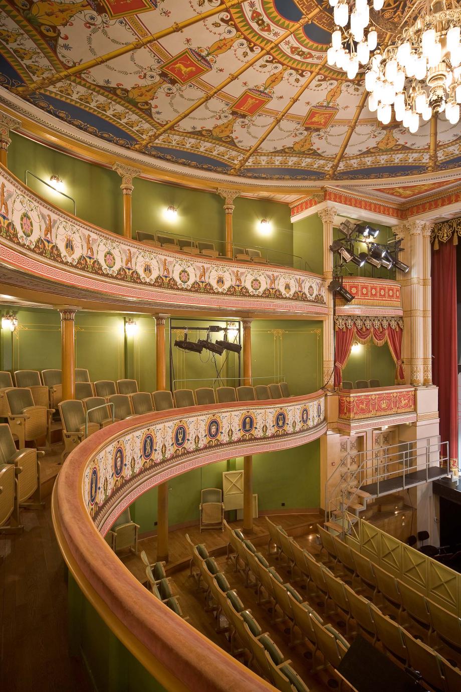 Wilhelma Theater, Rang und Balkon